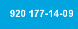 920 177-14-09